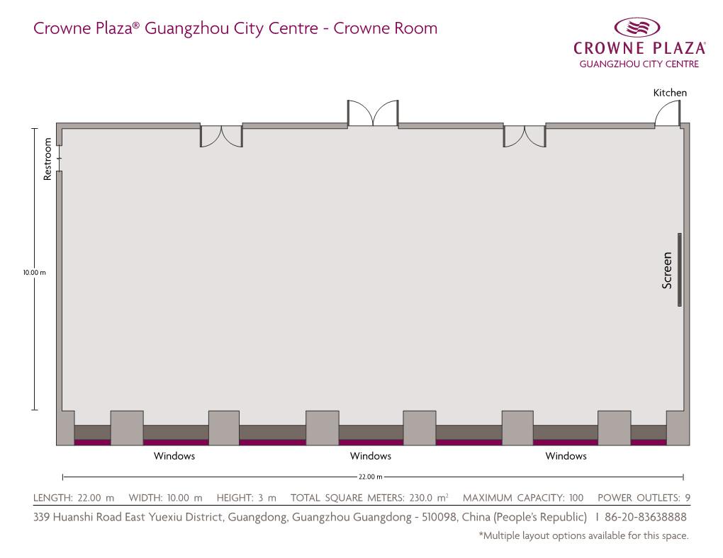 Crowne Plaza® Guangzhou City Centre - Crowne Room