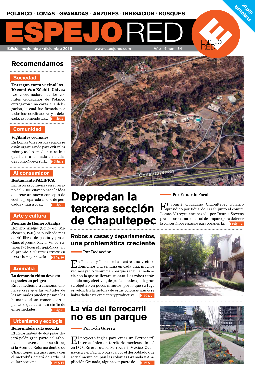 Depredan La Tercera Sección De Chapultepec