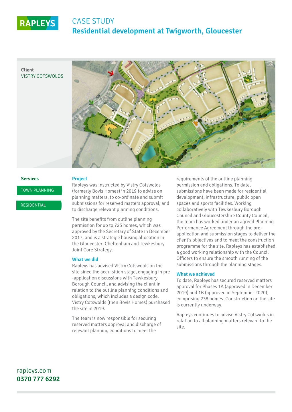 CASE STUDY Residential Development at Twigworth, Gloucester