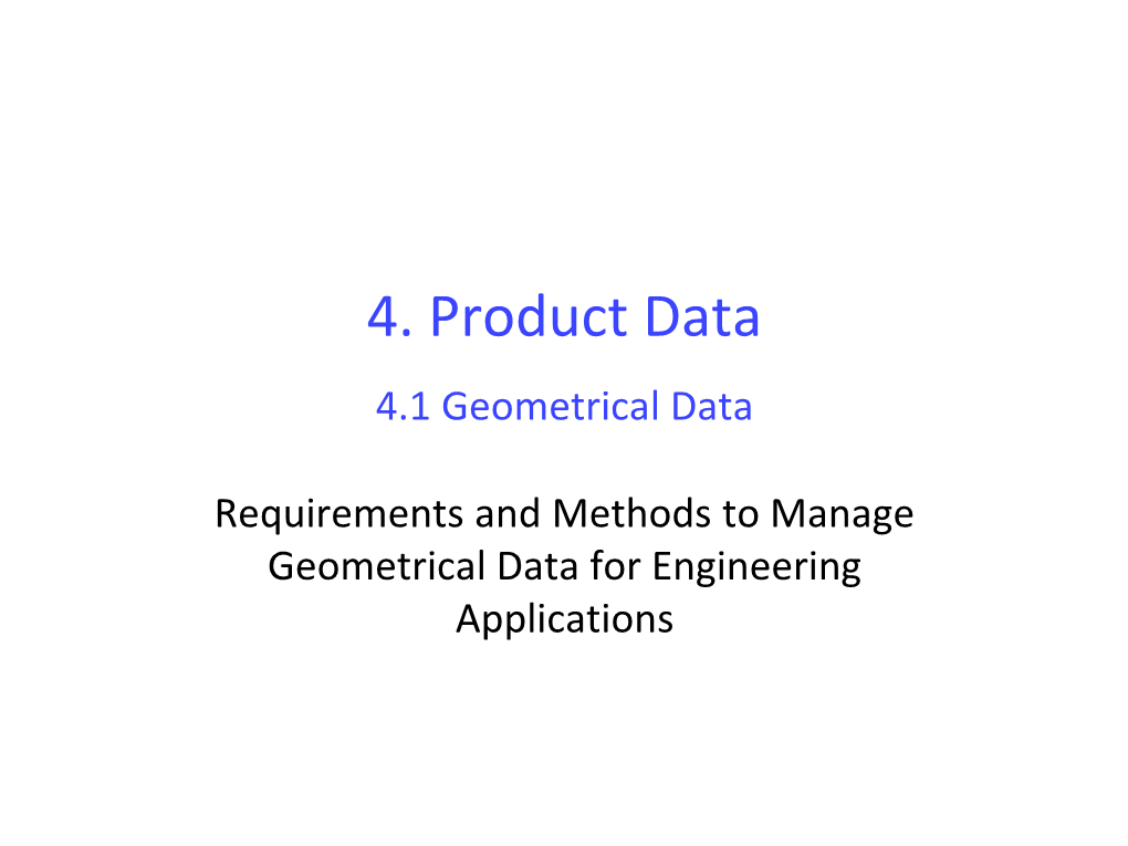 Geometry Data in Databases