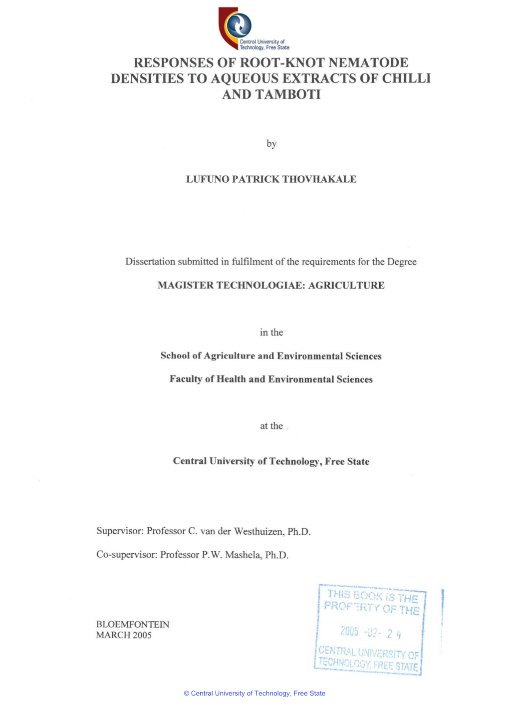 Responses of Root-Knot Nematode Densities to Aqueous Extracts of Chilli Andtamboti