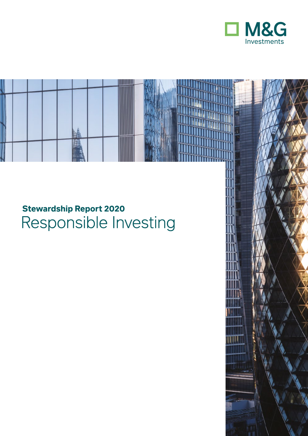 M&G Investments 2020 Annual Stewardship Report