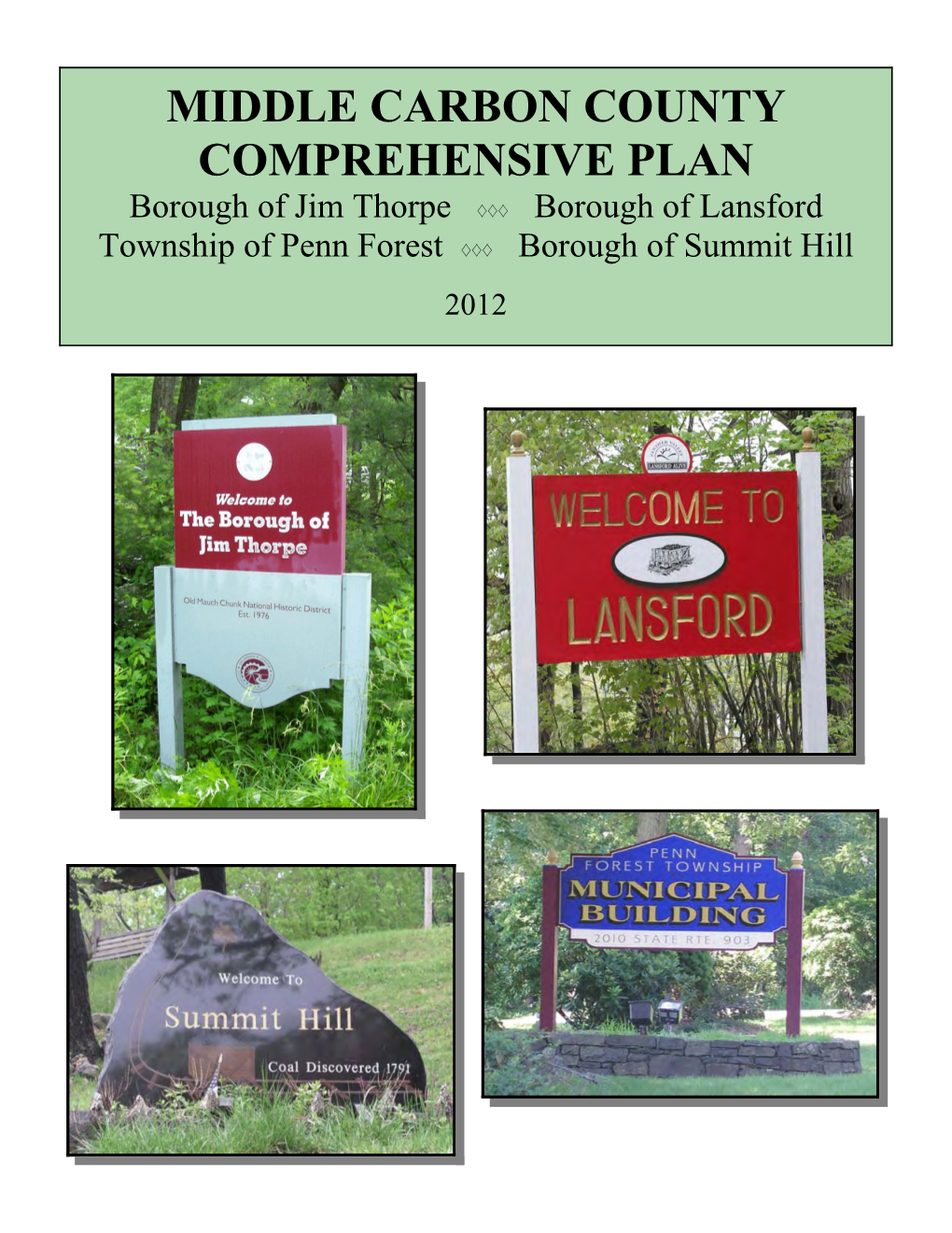 Middle Carbon County Comprehensive Plan