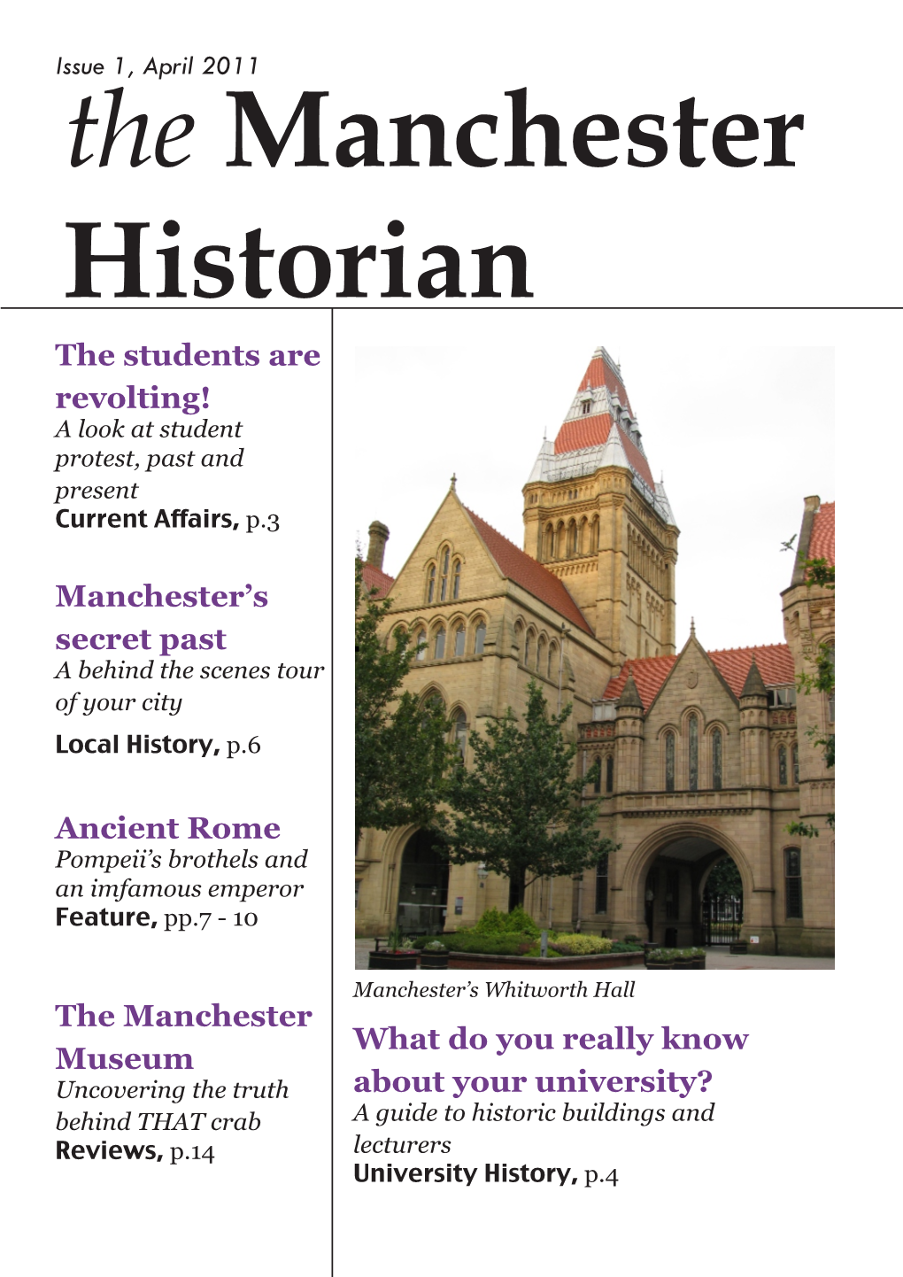 The Students Are Revolting! a Look at Student Protest, Past and Present Current Affairs, P.3