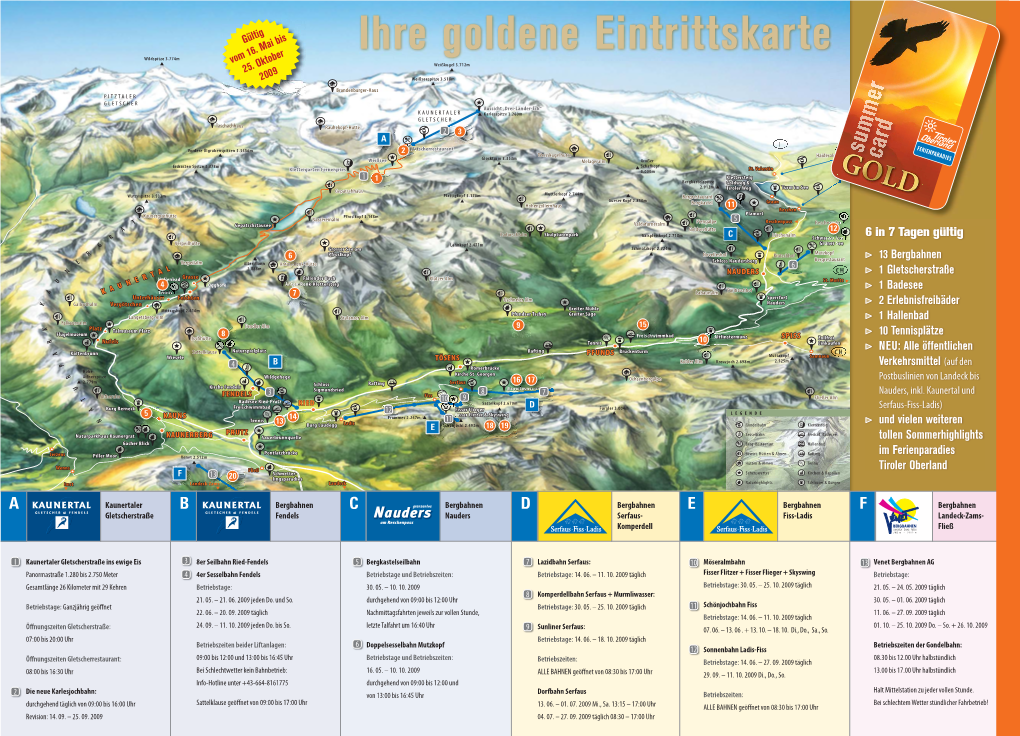 Ihre Goldene Eintrittskarte Wildspitze 3.774M Vom 16