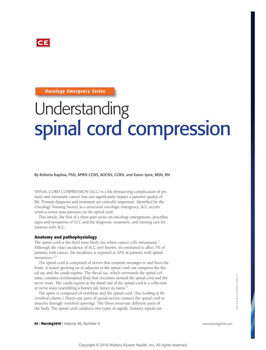 Spinal Cord Compression