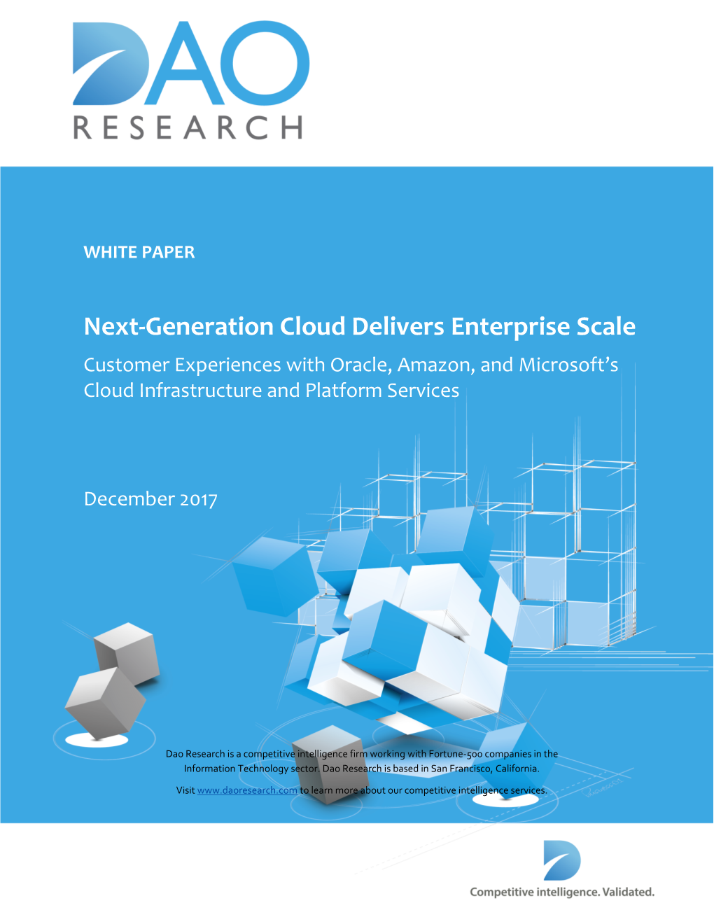 Next-Generation Cloud Delivers Enterprise Scale Customer Experiences with Oracle, Amazon, and Microsoft’S Cloud Infrastructure and Platform Services