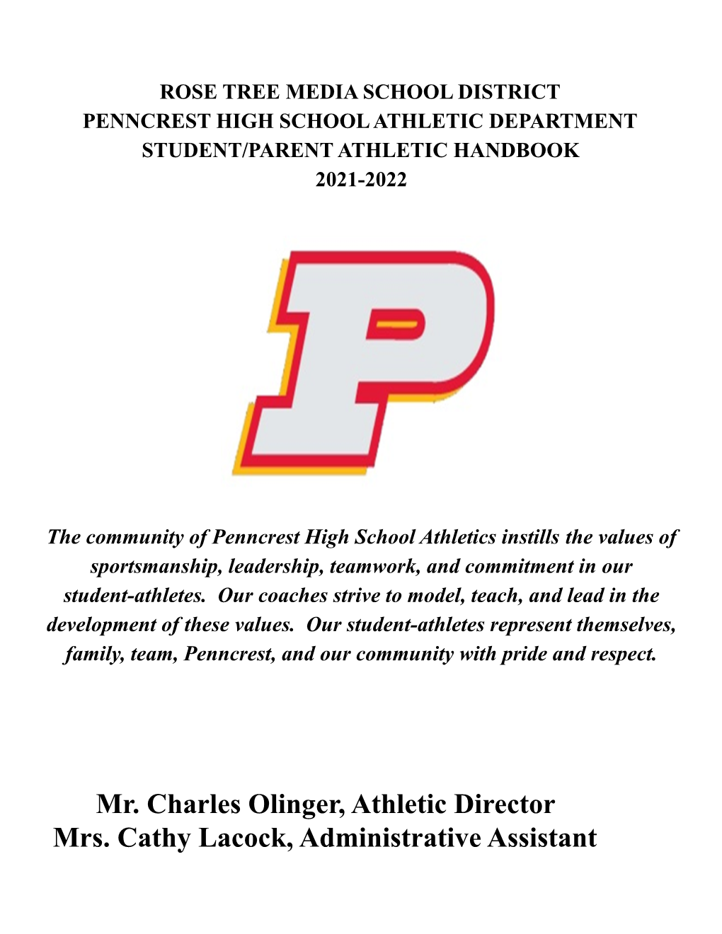 RTMSD Student/Parent Athletic Handbook