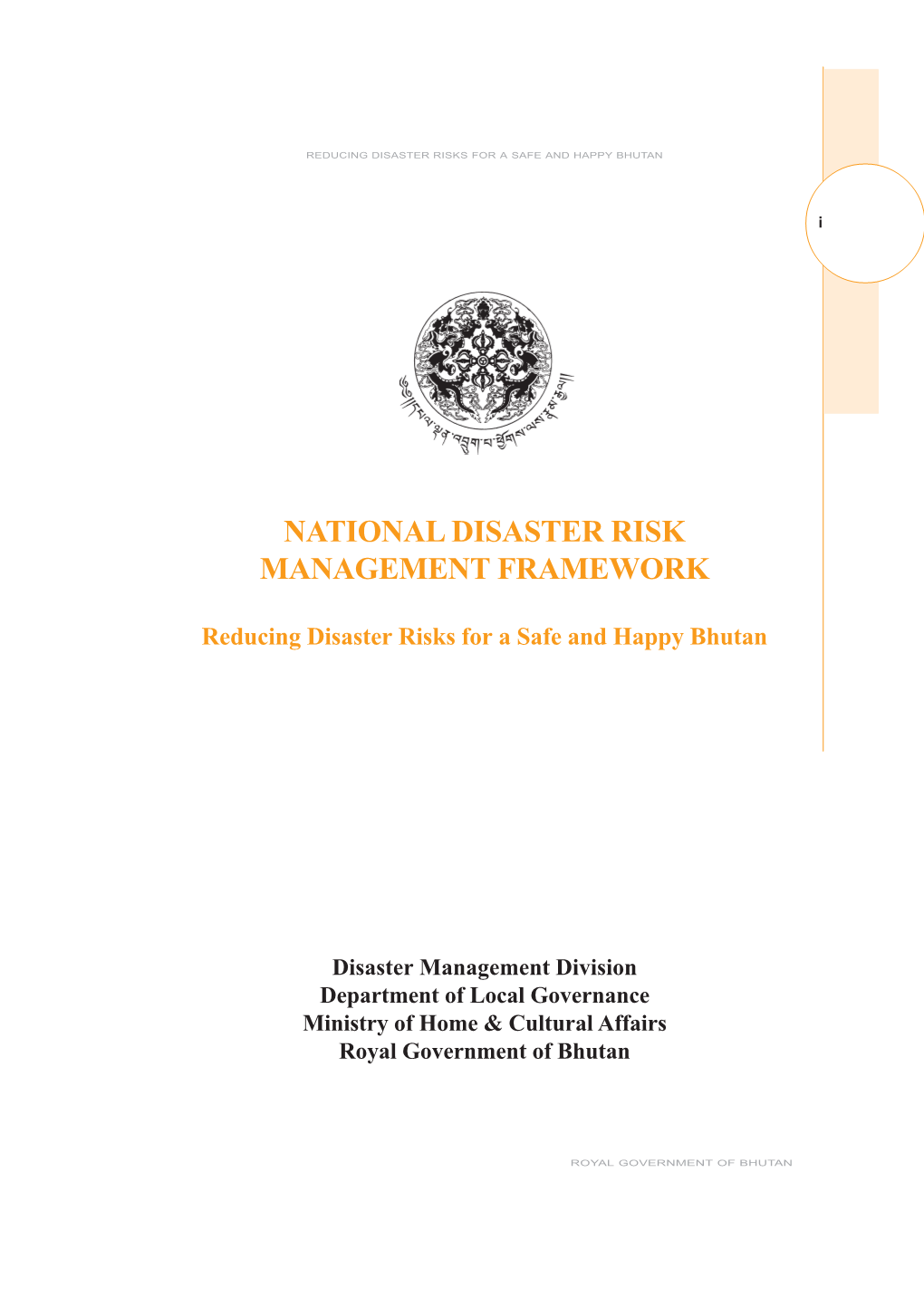 National Disaster Risk Management Framework