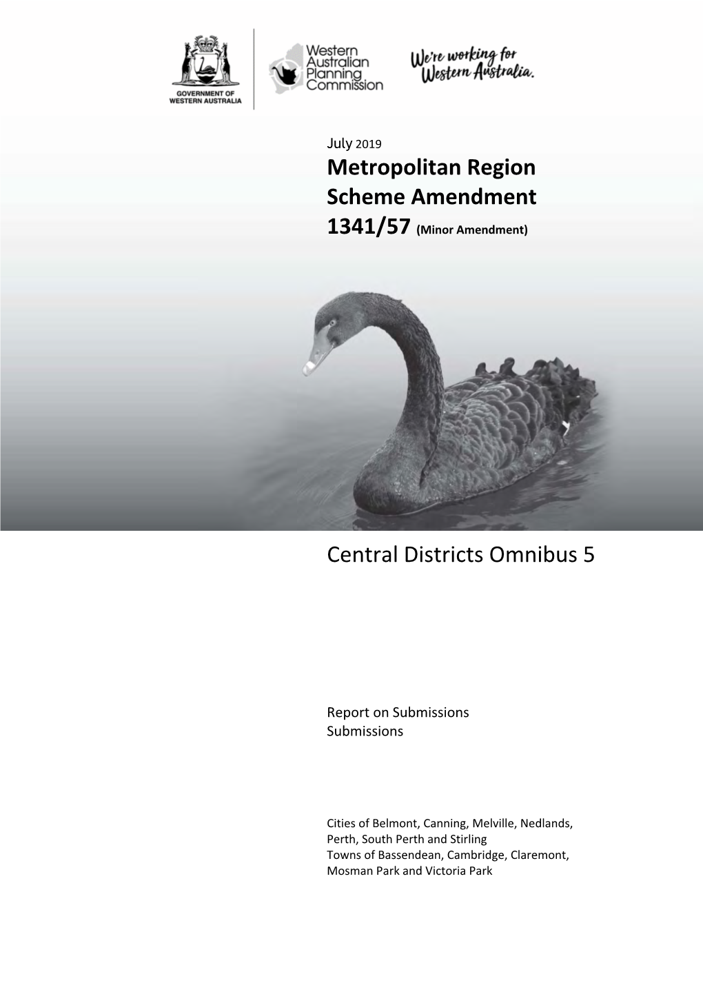 Metropolitan Region Scheme Amendment Central Districts