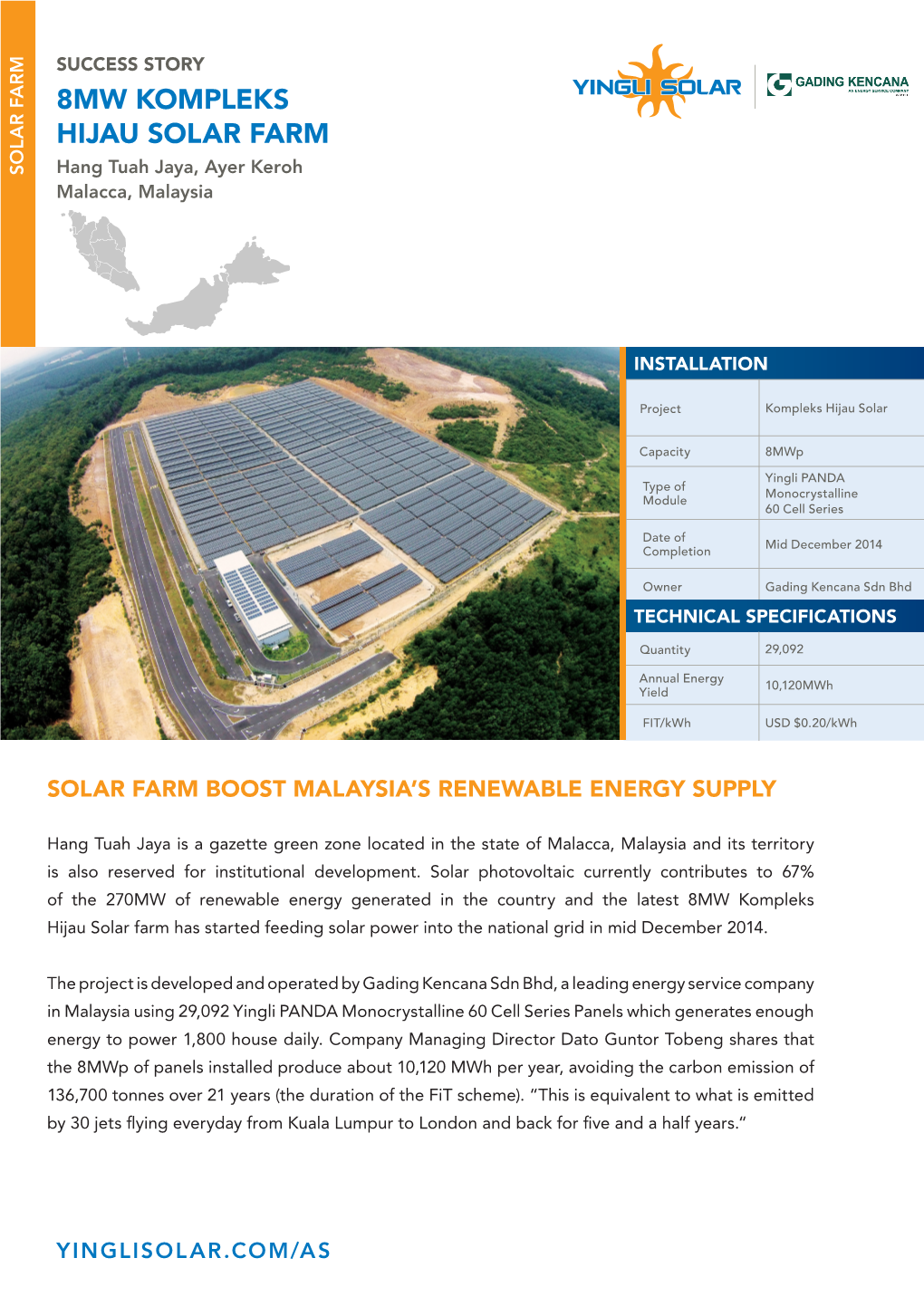 8Mw Kompleks Hijau Solar Farm