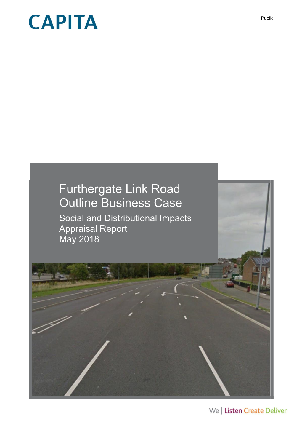 Furthergate Link Road Outline Business Case Social and Distributional Impacts Appraisal Report May 2018