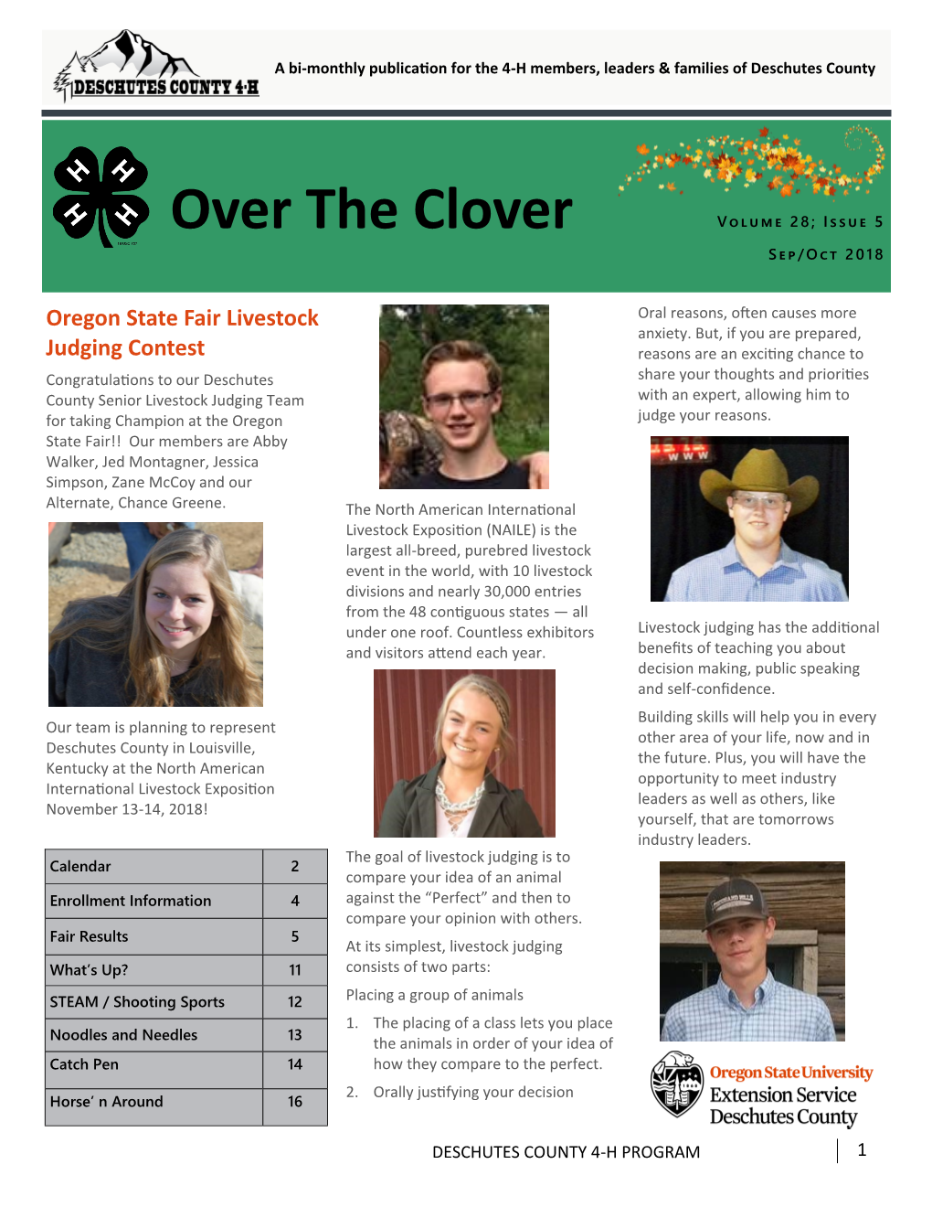 Over the Clover Volume 28; Issue 5