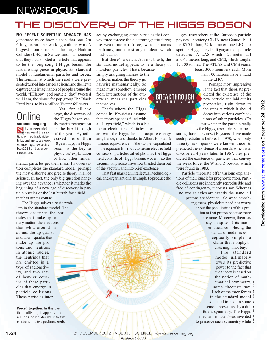 Online the Higgs Boson Eas- That Empty Space Is ﬁ Lled with Tions of Other Particles