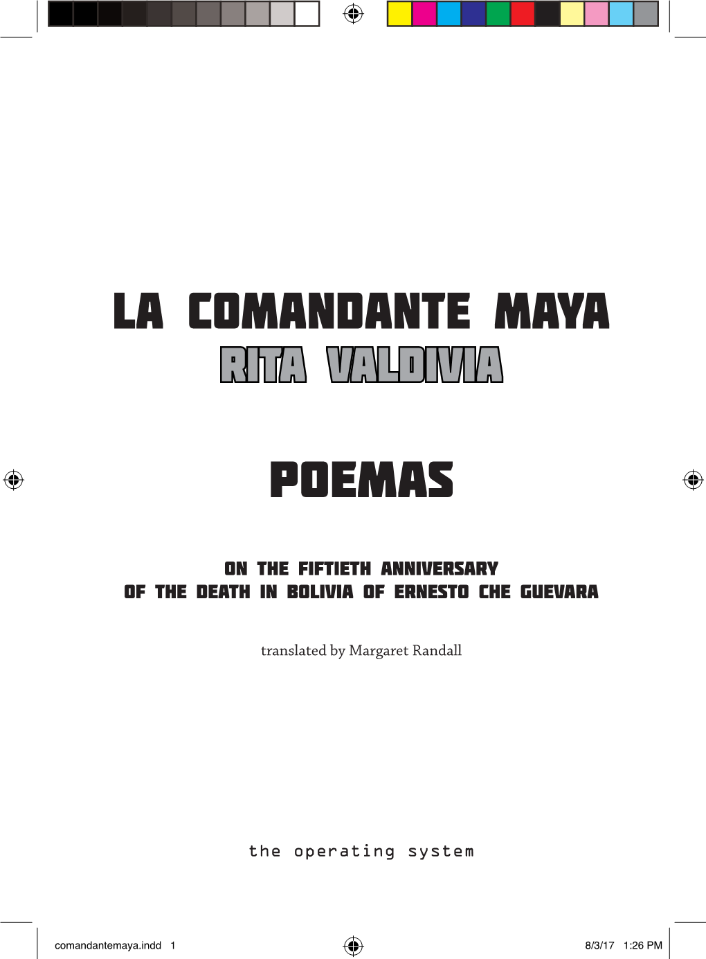 La Comandante Maya Poemas
