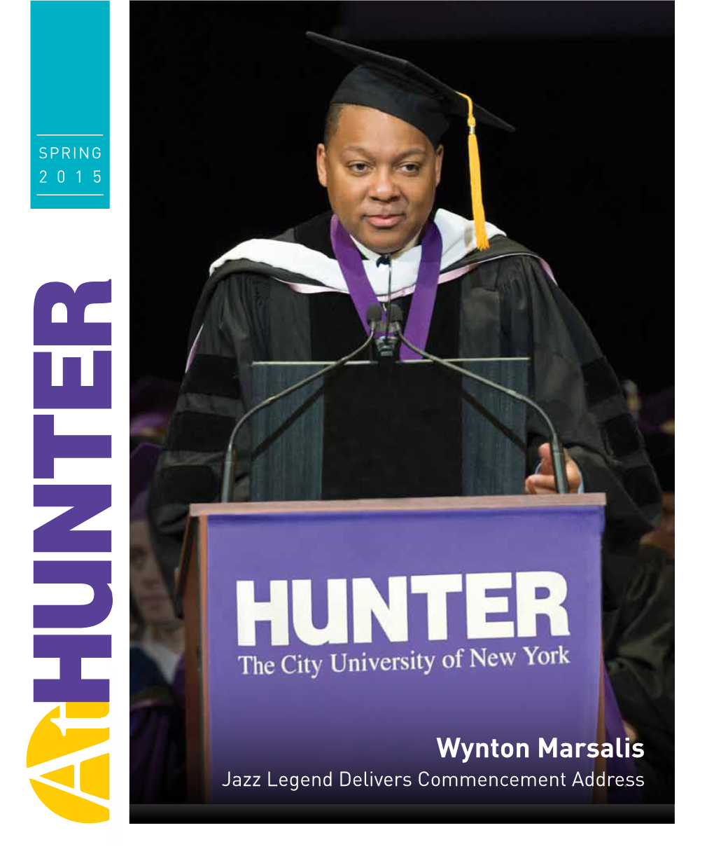 Wynton Marsalis Jazz Legend Delivers Commencement Address