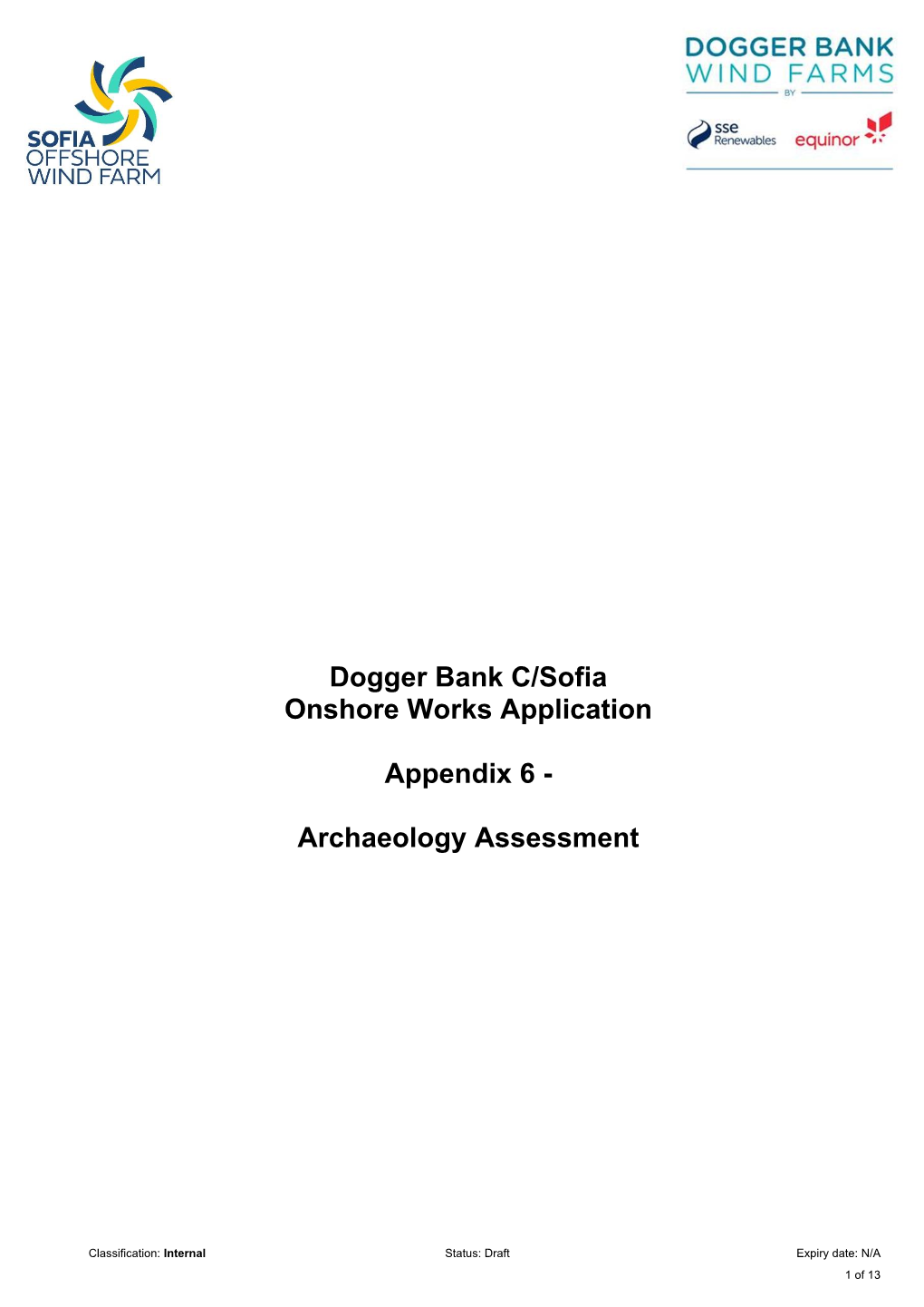 Archaeology Assessment