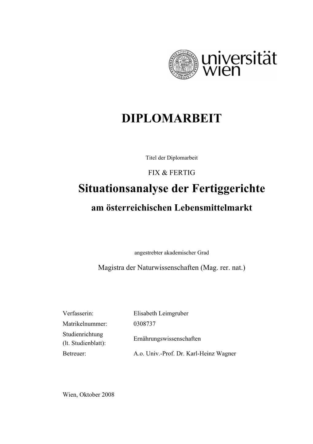 Diplomarbeit