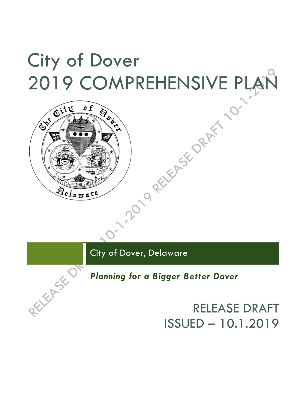 City of Dover 2019 COMPREHENSIVE PLAN