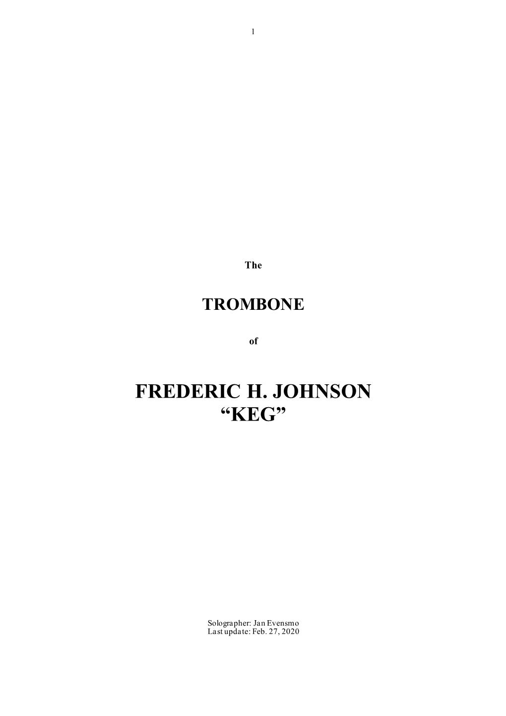 Download the TROMBONE of Keg Johnson