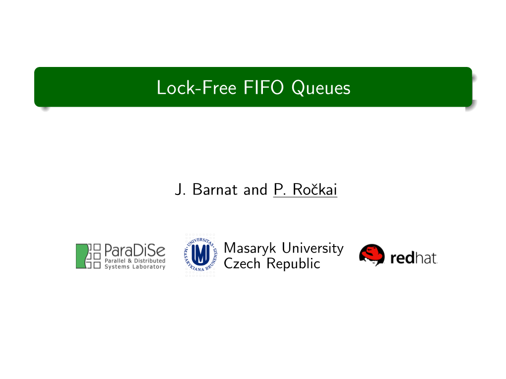 Lock-Free FIFO Queues
