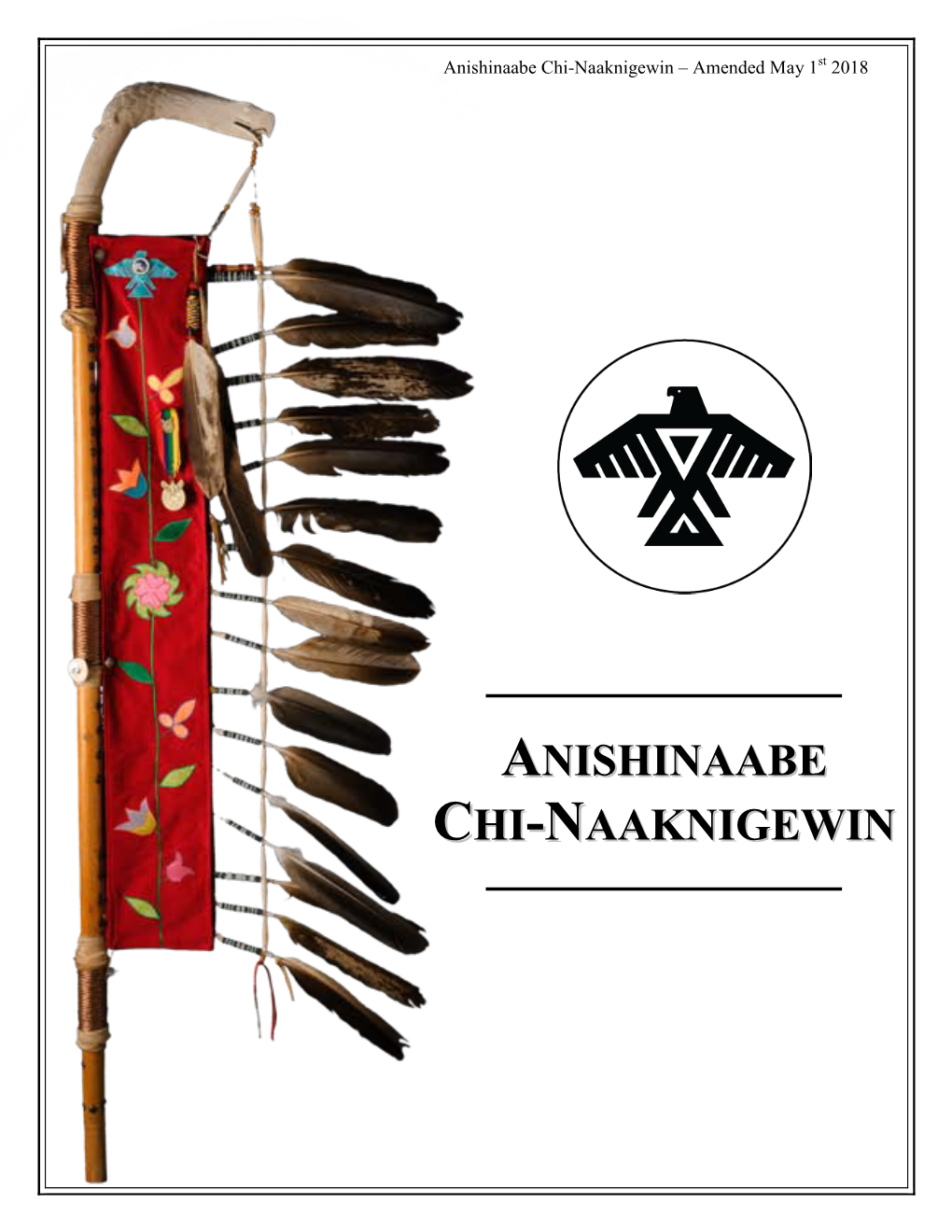 Ngo Dwe Waangizid Anishinaabe