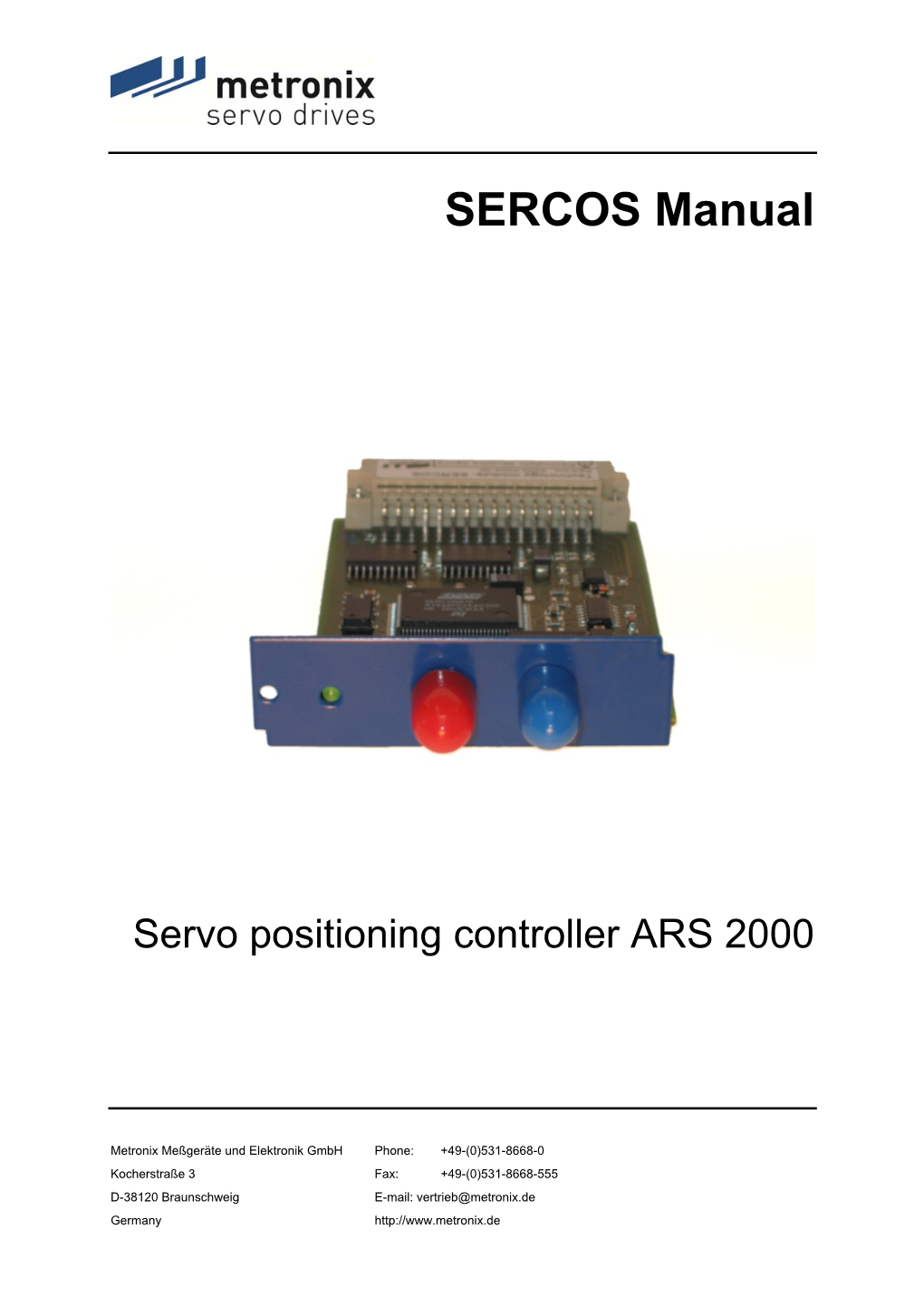 SERCOS Manual