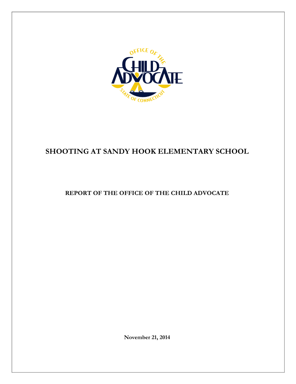 Report: Shooting at Sandy Hook Elementary School