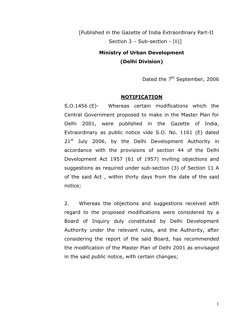 Ministry of Urban Development (Delhi Division)