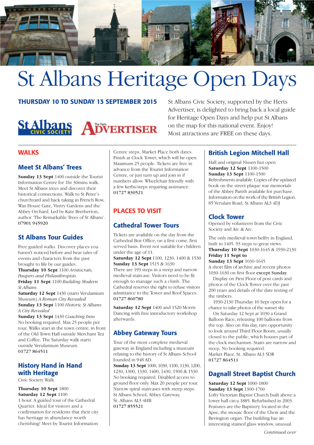 St Albans Heritage Open Days