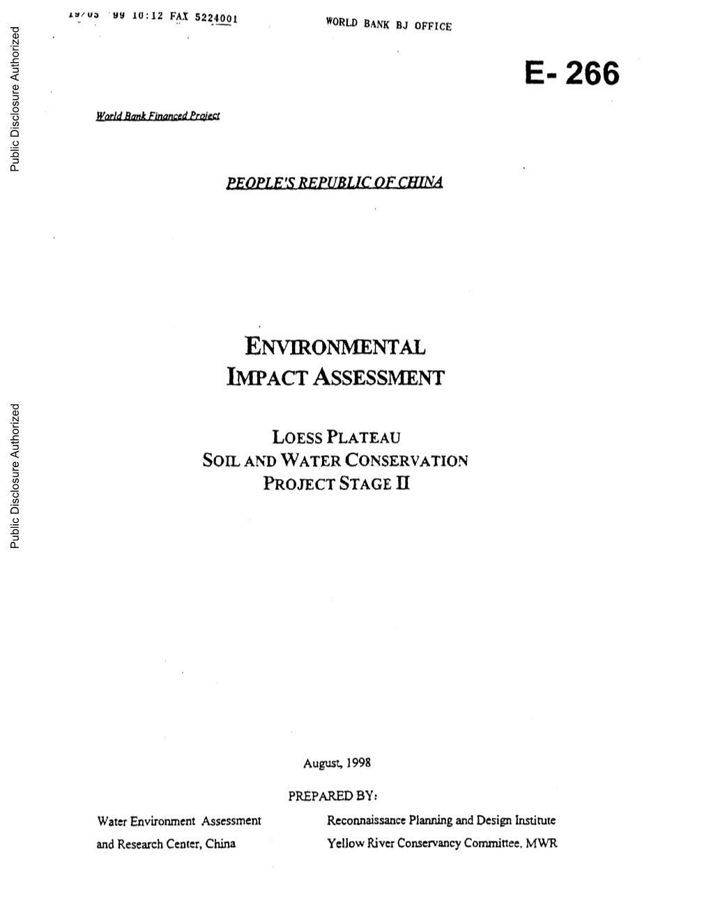 World Bank Document