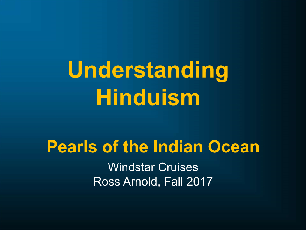 Understanding Hinduism