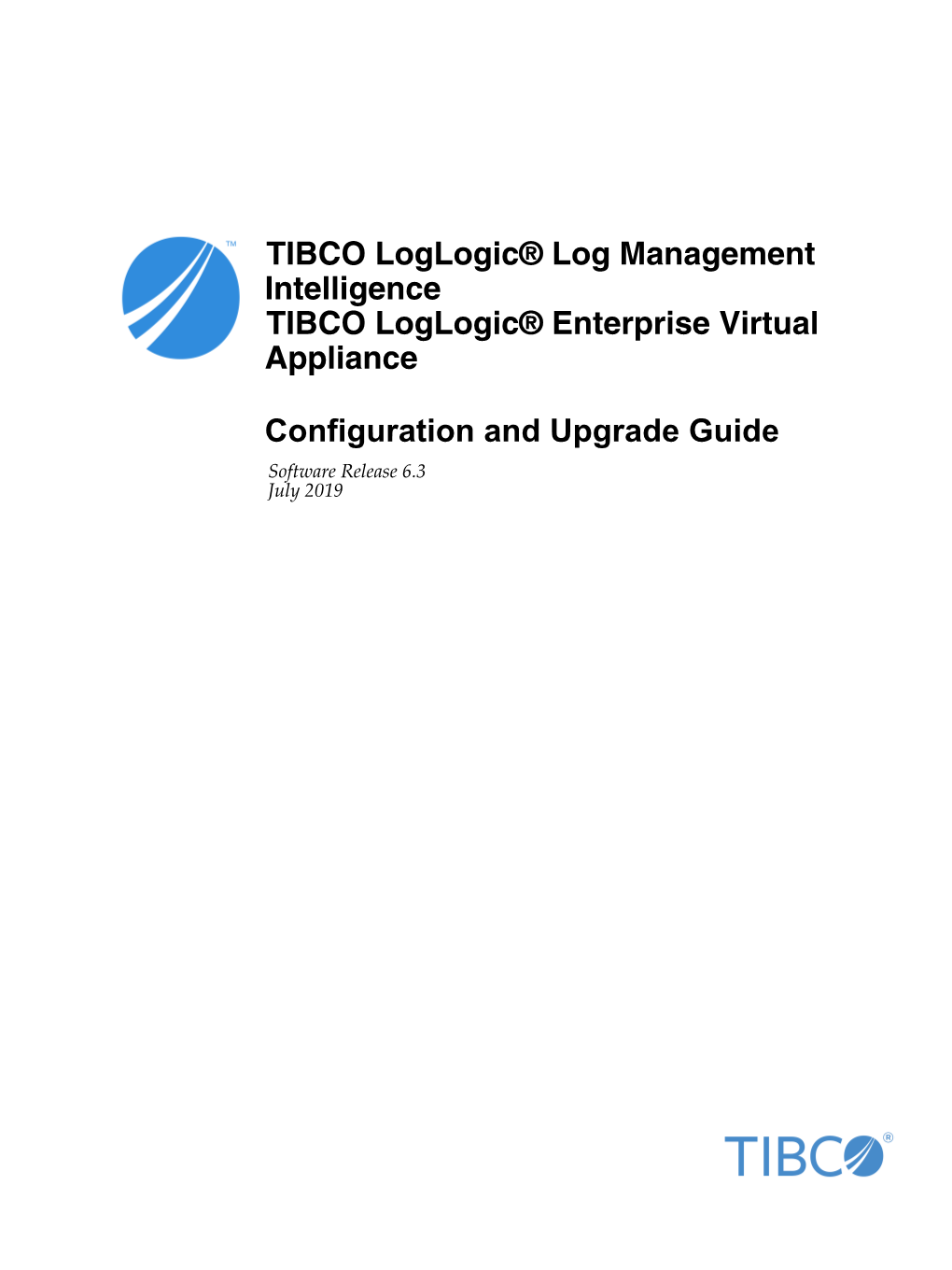 Configuration and Upgrade Guide Software Release 6.3 July 2019 2