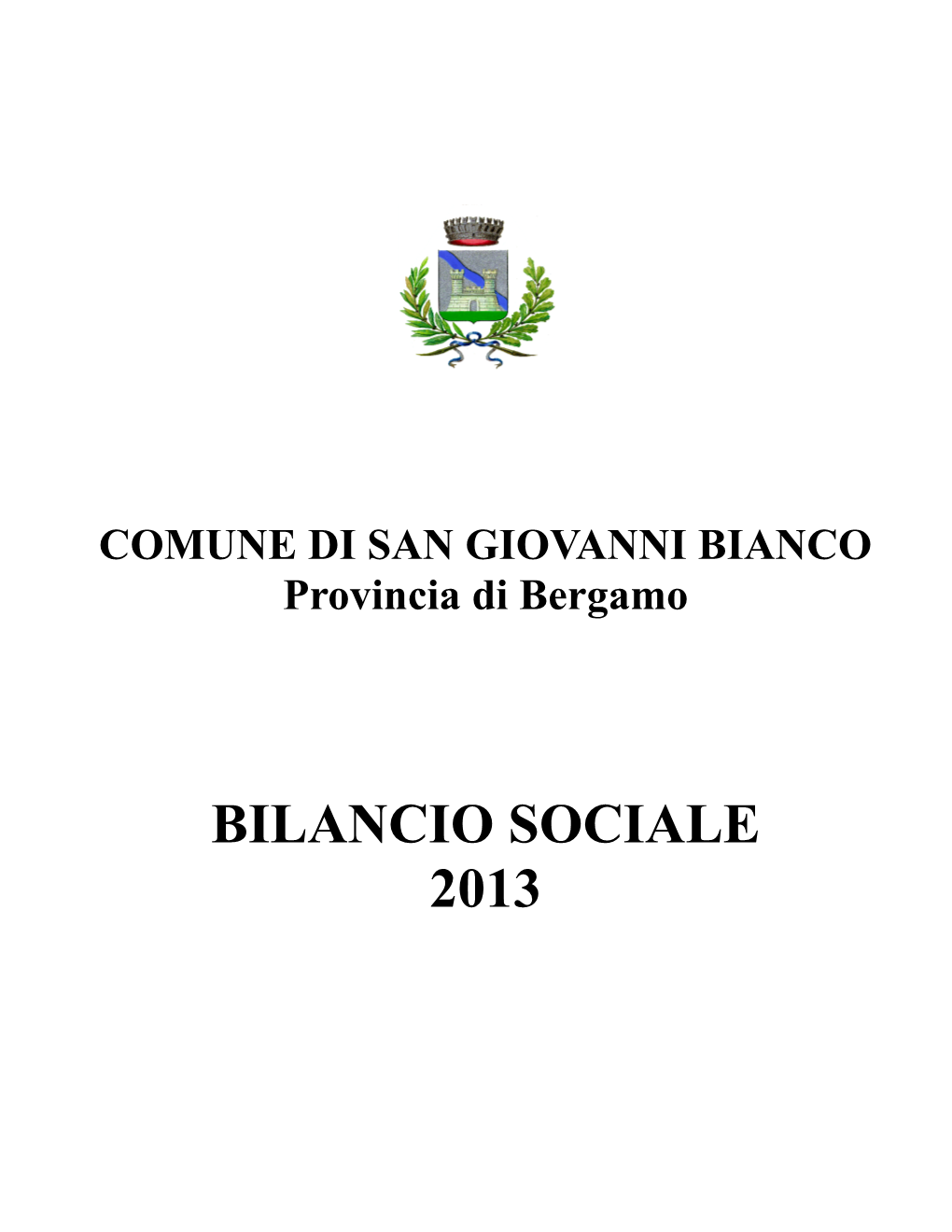 Bilancio Sociale 2013