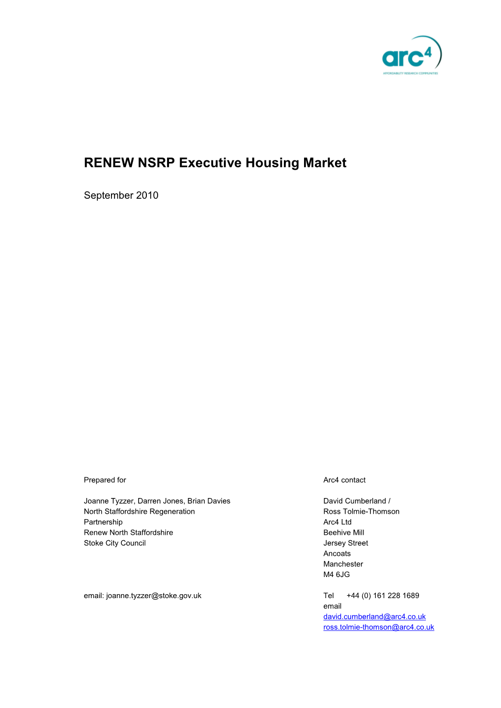 Executive Housing Market Report