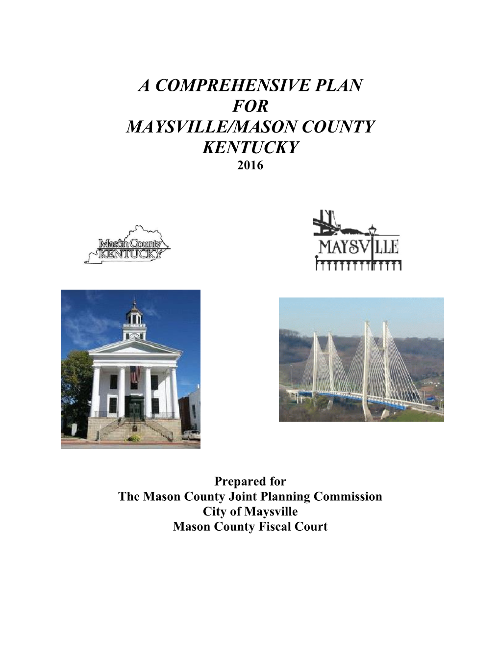 Maysville and Mason County Comprehensive Plan 2016