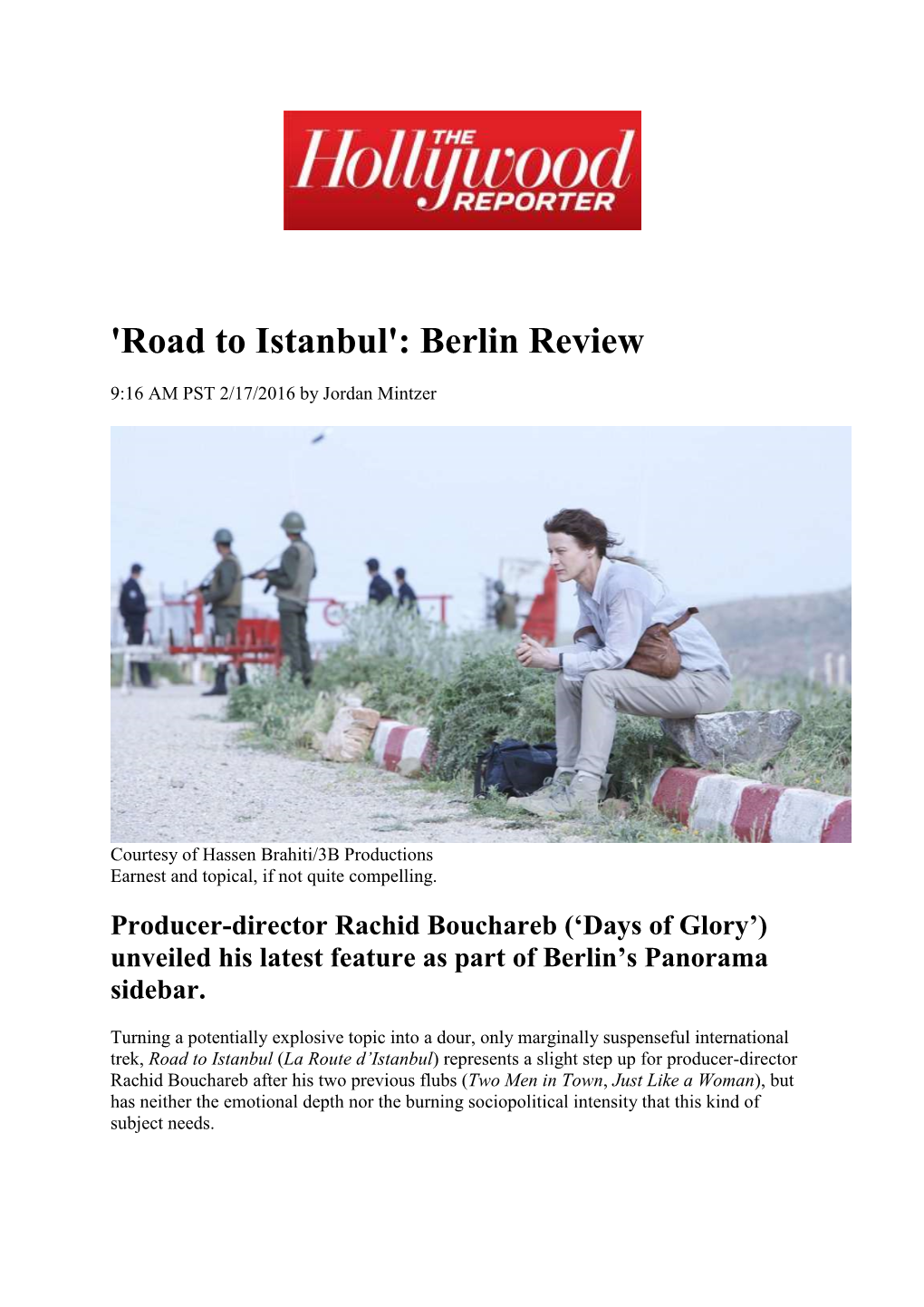 Road to Istanbul': Berlin Review