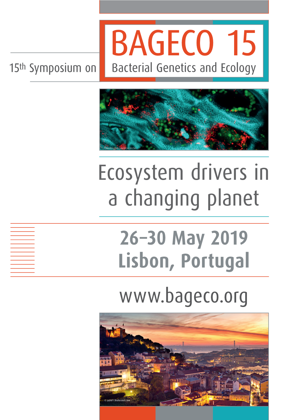 Ecosystem Drivers in a Changing Planet 26–30 May 2019 Lisbon, Portugal