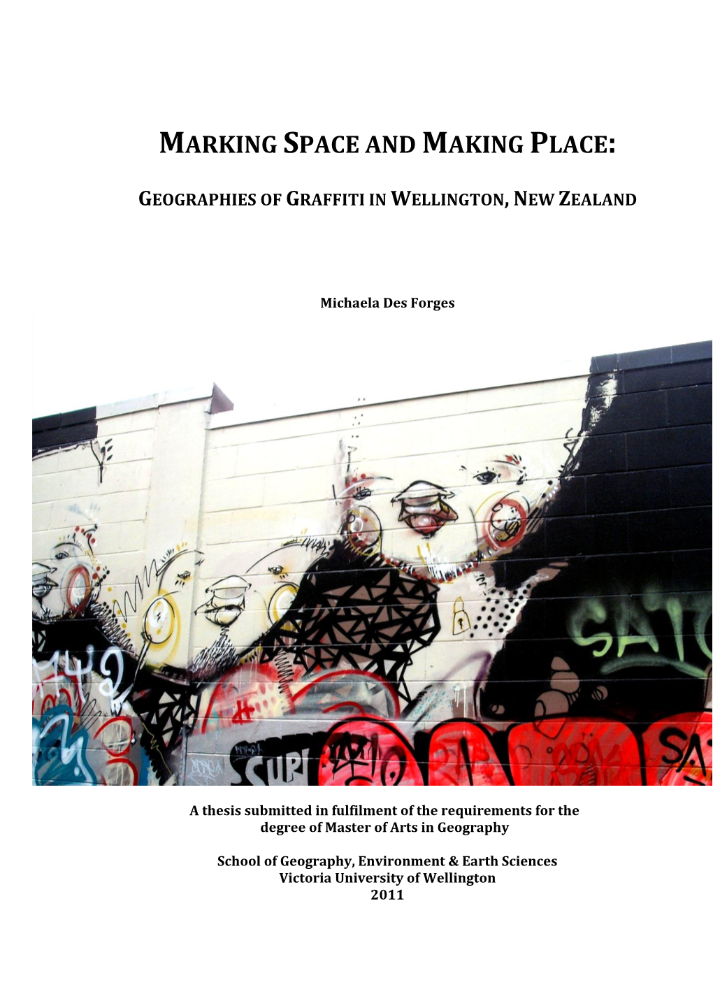 Graffiti in New Zealand and Wellington