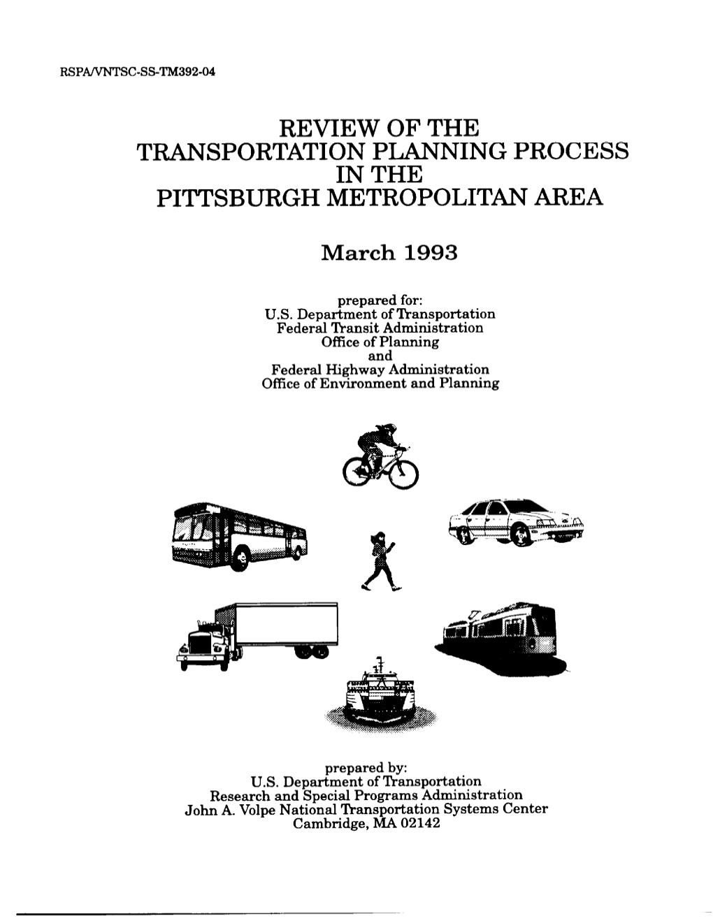 Review of the Transportation Planning Process in the Pittsburgh Metropolitan Area