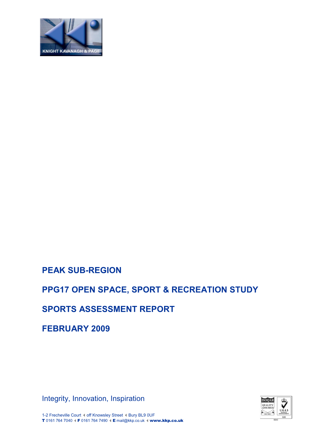 Sports Assessment Report