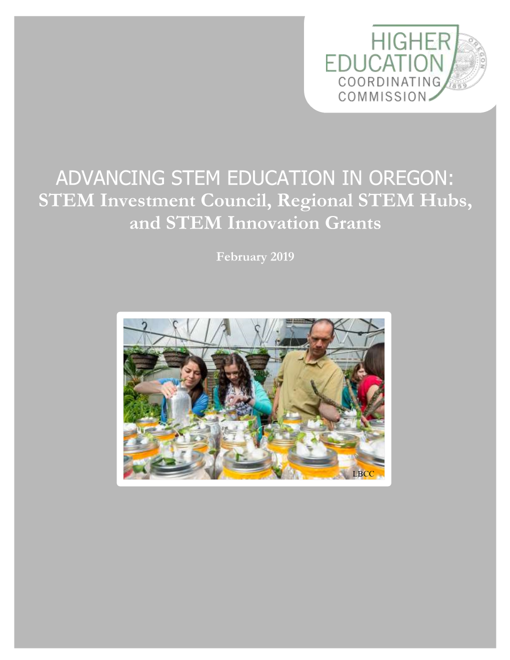 STEM Investment Council, Regional STEM Hubs, and STEM Innovation Grants