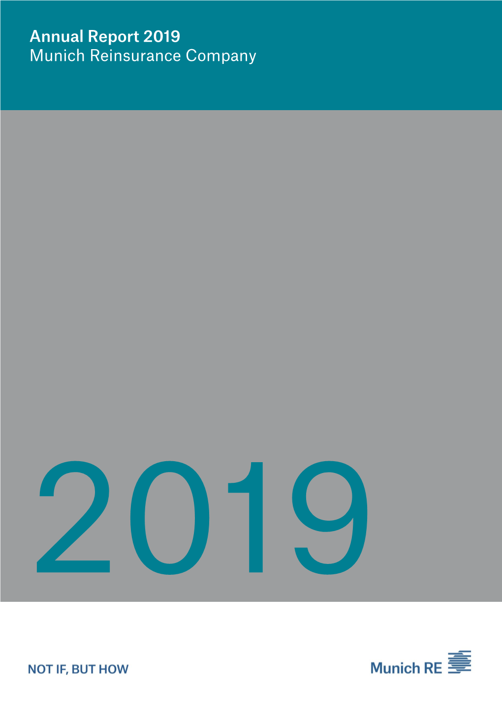 Annual Report 2019 Munich Reinsurance Company