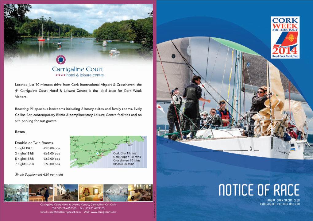 Cork 2014 NOTICE of RACE