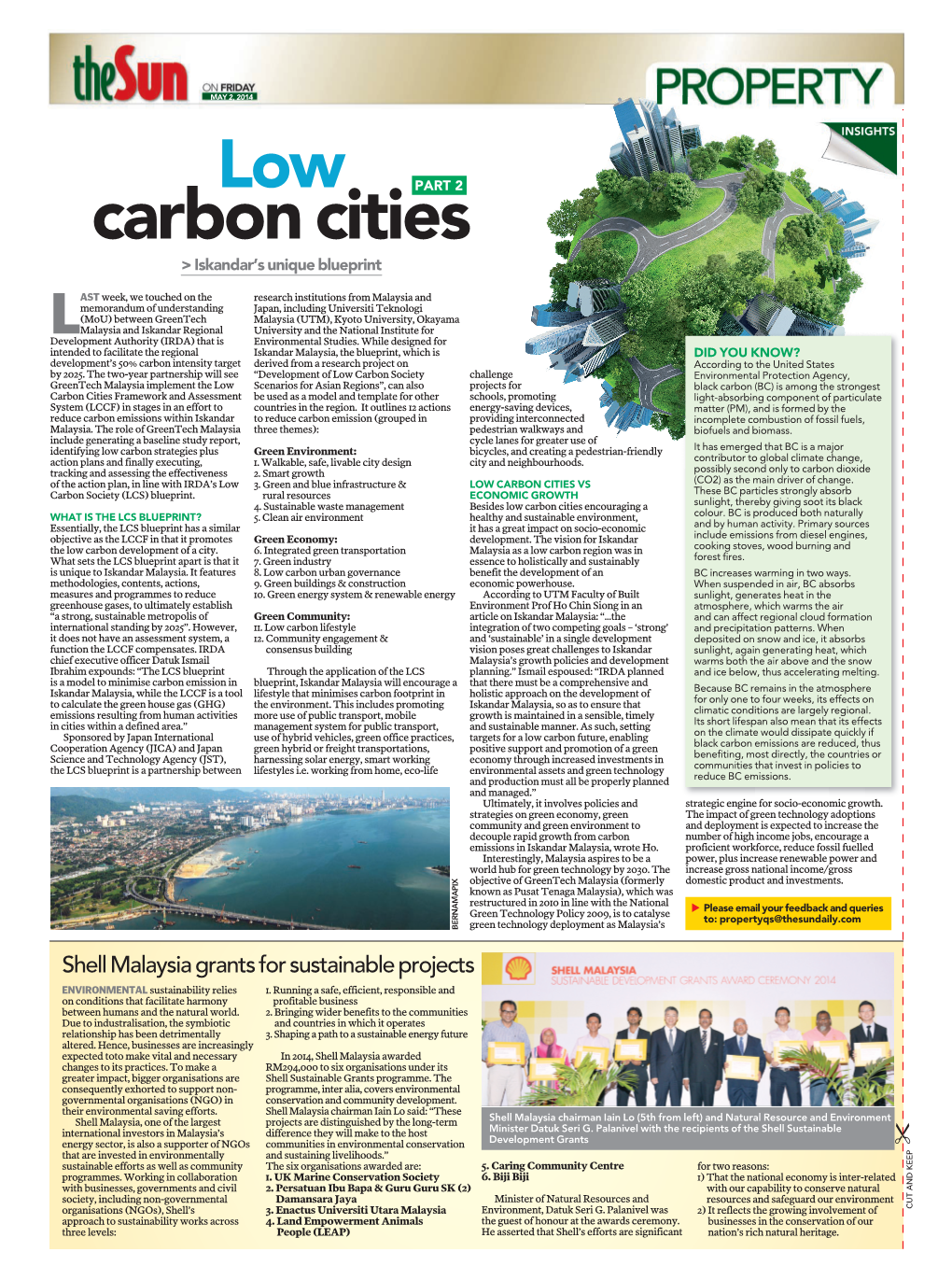 Carbon Cities > Iskandar’S Unique Blueprint