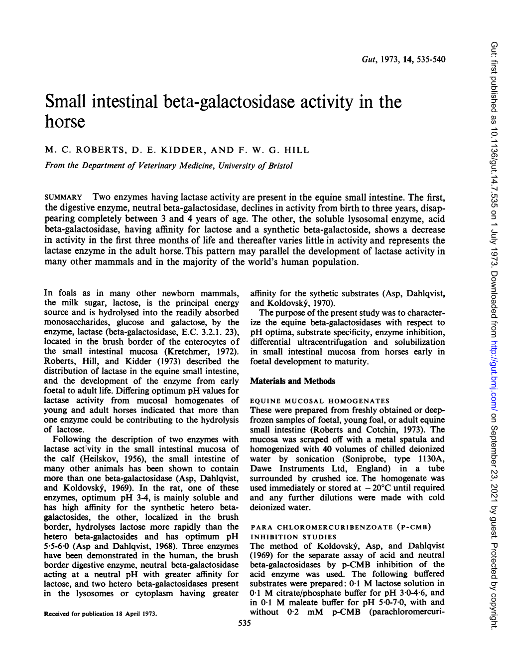 Small Intestinal Beta-Galactosidase Activity Inthe