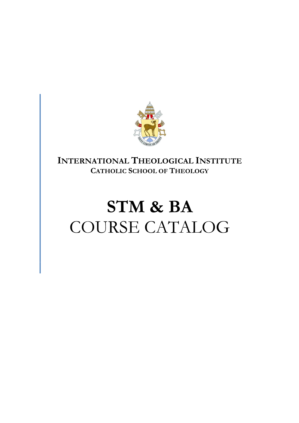 Stm & Ba Course Catalog