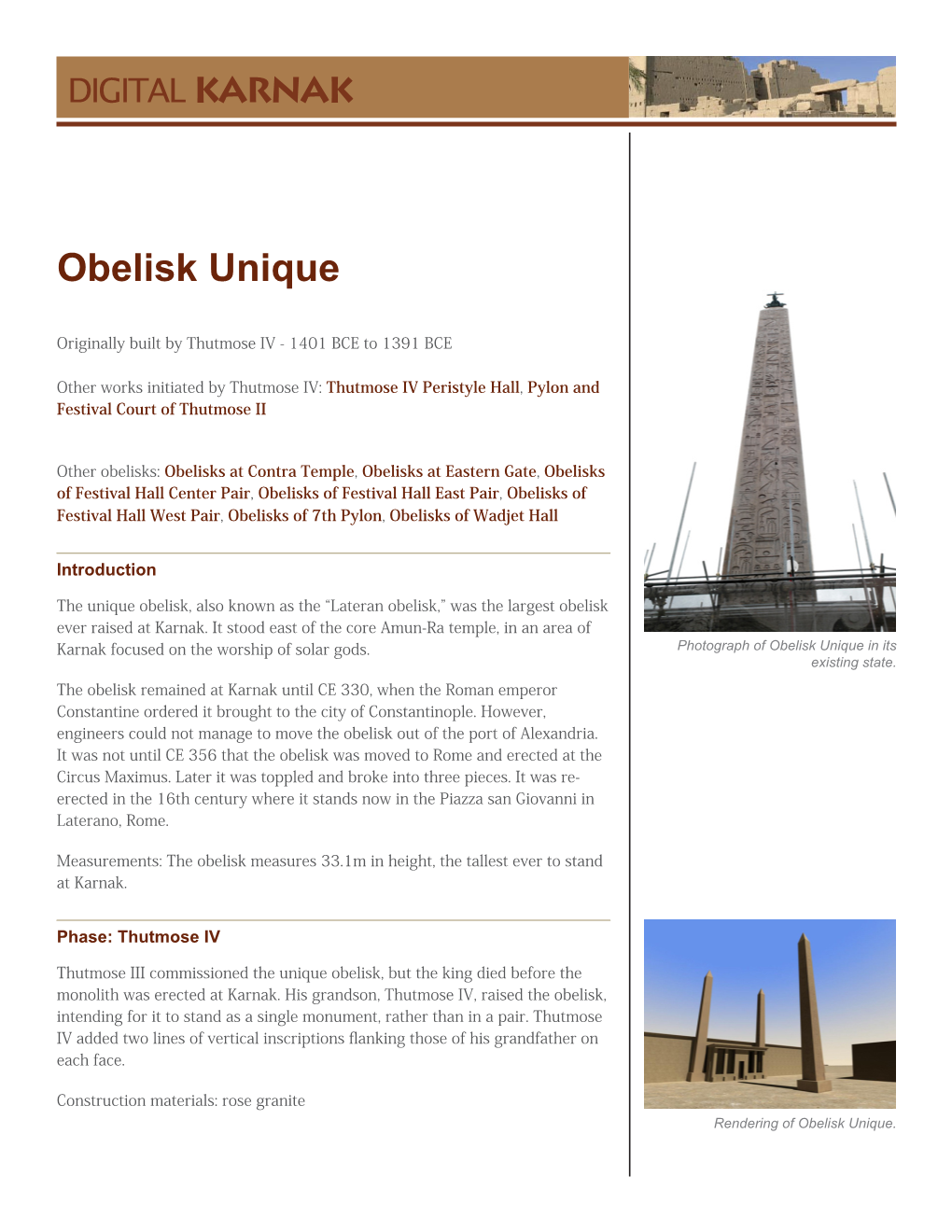 Obelisk Unique