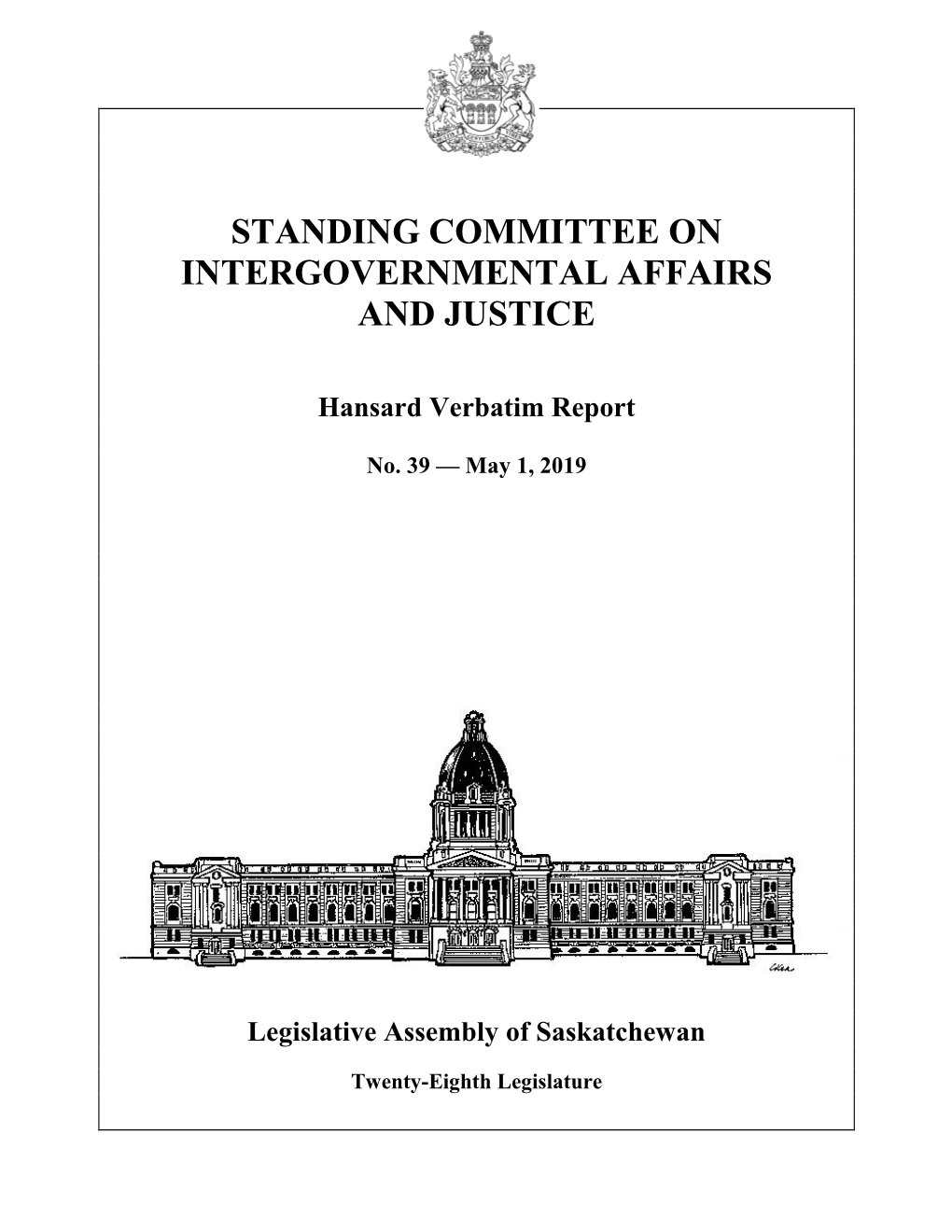 May 1, 2019 Intergovernmental Affairs and Justice Committee 605