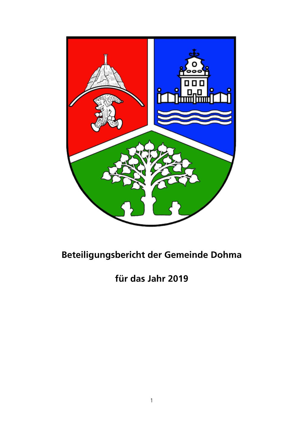 Beteiligungsbericht Der Gemeinde Dohma Für Das Jahr 2019